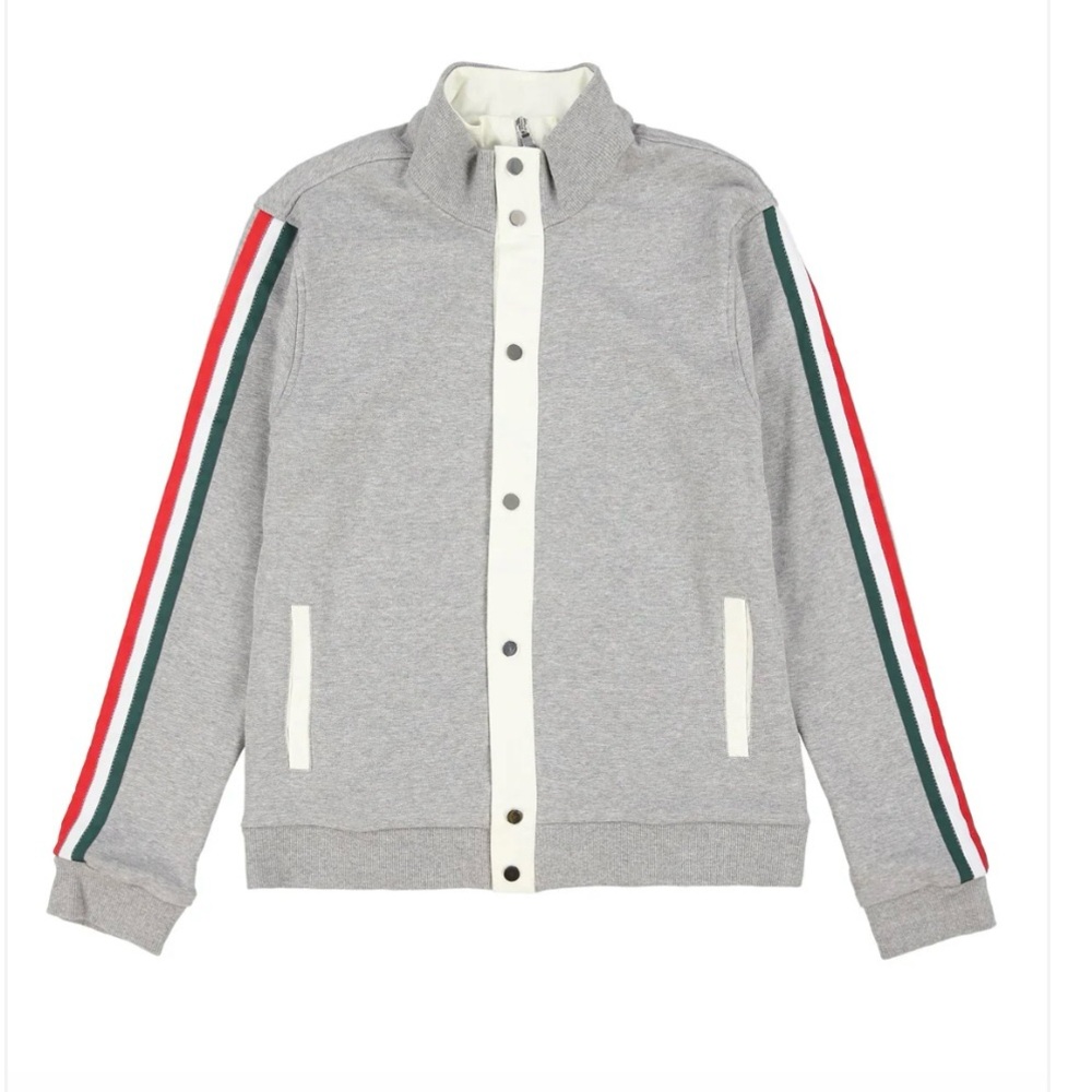 New Oyster JOMO DOUBLE TRACK JACKET  HEATHER GREY Size L